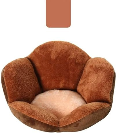 FUNZE Weiche Plüsch-Blumen-Hundebett-Matte für den Innenbereich, Welpensofa, Winter, warme Korbbetten für Hunde, kleine, mittelgroße, große Haustier-Schlafberuhigungsunterlage