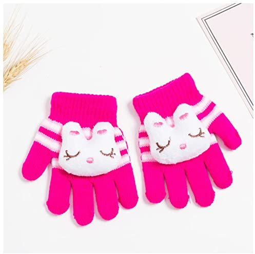 Weihnachtshandschuhe Stricken dicke warme Kinderhandschuhe Winter weiche Handschuhe Kinderkind volle Fingerhandschuhe Kinder Handschuh Nette Kleinkind Warme Handschuhe Weihnachtshandschuhe kinder ( Si