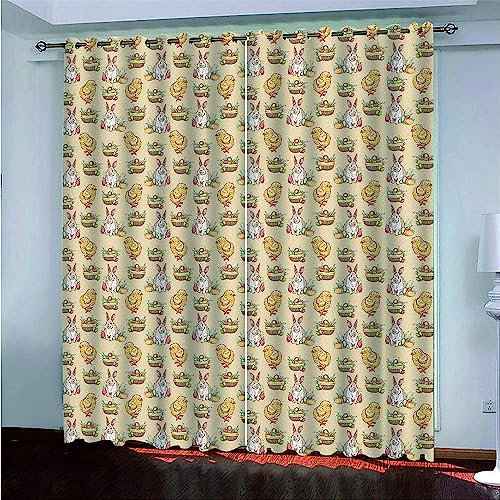 Schattierung Vorhänge Cartoon-Symbol 3D Druck 2Er Set Isolierung Schalldichte Kinder Gardinen Blickdicht Mit Ösen Vorhang Fenster Für Wohnzimmer Schlafzimmer Balkon 2 X 85 X 200 Cm -3C3U7Z1H9B5D1J7W4Q