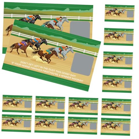 NUOBESTY 1satz Scratch off Karten Für Glücksspiele Kreative Gewinnkarten Für Partys Und Feste Spaß Für Erwachsene Und Inklusive Scratch-off Aufkleber