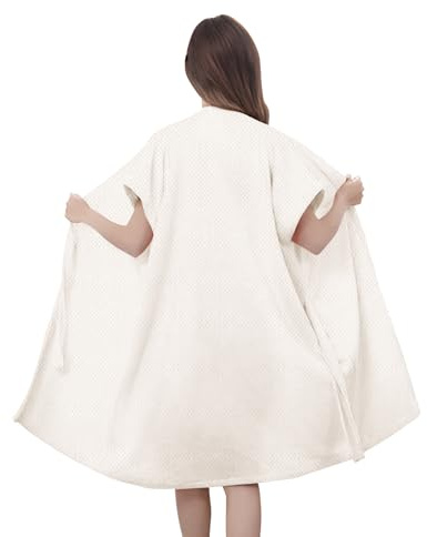 RUIXIA Damen Bademantel Bademäntel Saunakilt Badetuch schnell-trocknend Coral Velvet Bath Wrap Handtuch einstellbare Bademantel tragbare Strickjacke Badenrock Nachthemd für Spa Dusche