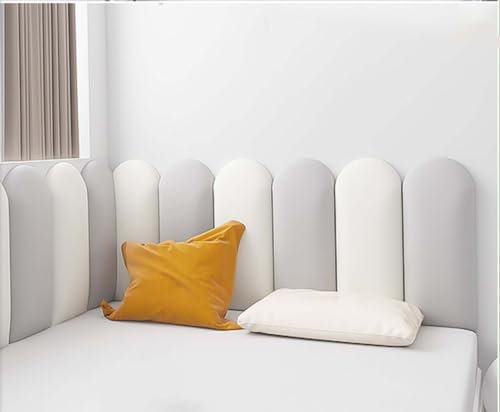 Mousse Panneaux Muraux 3D, Épaissir Les Panneaux Muraux Tapissés, Peler et Coller Coussin Mural, Panneau Acoustique Mural, Fort et Résistant, pour Chambre à Coucher, Salon, Cuisine(Color:F,Size:200cm