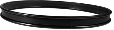 UPKOCH Schwarzer Snare Drum Trommelreifen aus Eisen 16 Zoll für Bassdrum und Percussion Leicht zu Montieren für Musikzubehör
