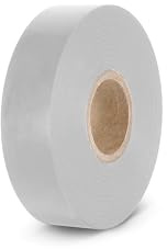 Defender Nastro isolante/marcatore in PVC EXA-TAPE, per cavi elettrici e cavi di marcatura, ritardante di fiamma, autoestinguente, conforme a DIN EN 60454-3-1, argento-grigio, 19 mm נ33 m