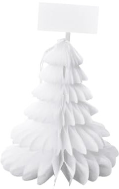 BUGUUYO 12stücke Teiliges Weihnachtsbaum Tischkartenhalter Aus Papier Kreative Weihnachtsdeko Für Party Festtagstisch Stabile Platzkarten Memo-Halter Praktisches Tischaccessoire Für Hochze