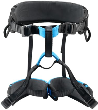 NewDoar Imbracatura da arrampicata, per alpinismo, arrampicata su roccia, uomo e donna, per arrampicata su albero, mezzo corpo, cintura di sicurezza per rappelling, taglia S