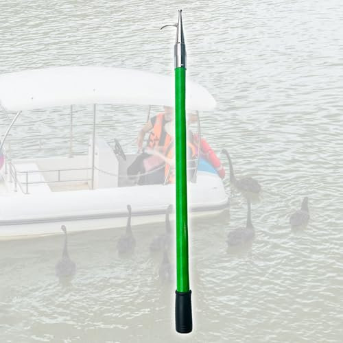 JYHHCYS bootshaken Bootshakenstange (1 M, 2 M, 3 M, 4 M) – Schiebestange Für Boote Für Wasserrettung/Lastenschieben Und -ziehen – Rettungshaken-Wasserrettungsstange(Green - 1 Pack,Length 1 m)