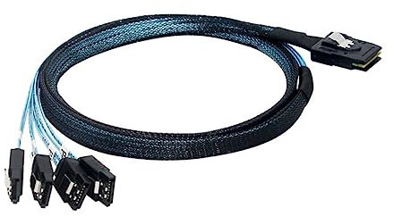 DIYEAH 0.5m Cable De Datos Sas Adaptador De Disco Duro Cable Para Computadora Compatible Ssd y