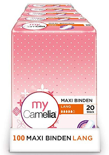 Camelia Maxi Binden Lang, 100 Stück