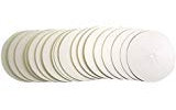 Papier Bobeche Drip Displayschutzfolie für mahnwache Kerzen 50 Pack Weiß