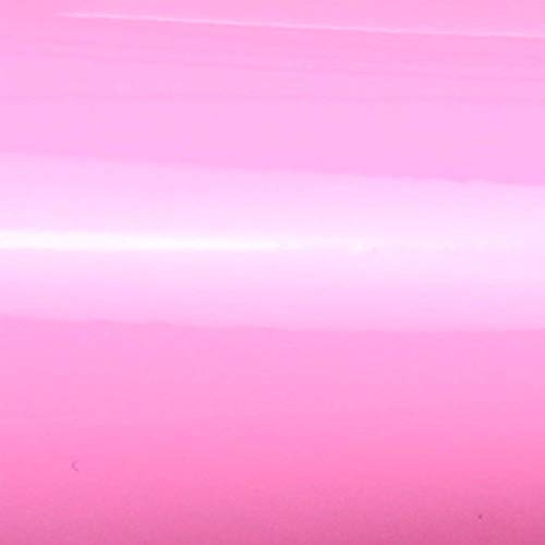 TipTopCarbon Möbelfolie selbstklebend Glanz Vinyl - langlebige Möbel Klebefolie Hell-Rosa 5m x 62cm - Klebefolie Küche - selbstklebende Folie Möbel - moderne Schrankfolie versch. Größen