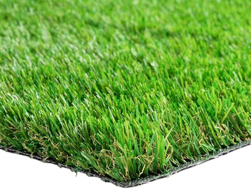Steffensmeier Kunstrasen Montana |++sehr hohe UV- beständigkeit+++|Soft|Outdoor|Meterware|Rasenteppich|wasserdurchlässig|Grün, Größe: 300x800 cm