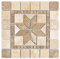 Piastrelle a mosaico in pietra naturale, travertino, beige, noce per decorazione da parete, bagno, WC