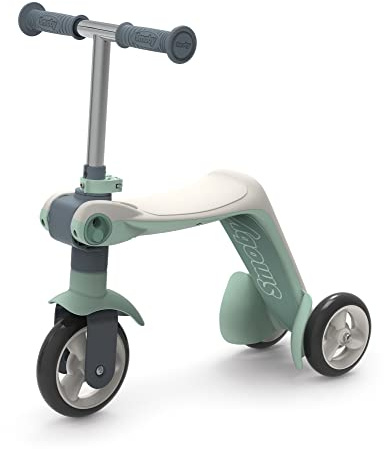 Smoby Toys - Switch Roller für Kinder mit 3 Rädern - 2-in-1 Laufrad & Dreirad-Scooter mit höhenverstellbarem Lenker - ab 18 Monate bis 3 Jahre