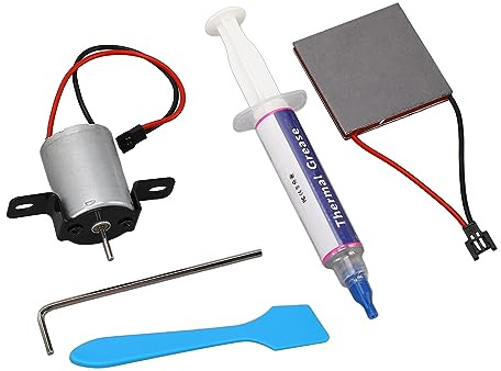 Uadme Motorstromerzeugungsblatt, Thermoelektrischer Generator, Universelles Reparaturzubehör für Kaminventilatoren und Öfen, Kaminventilator Motor und Stromerzeugung Blatt