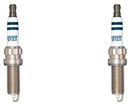 KFJFDHES 1 Teile/los Auto Zubehör Zündkerze Iridium Platin Zündkerze UH7RAIP Ersetzen for ILZKBR7B8DG Zündkerze Solides Terminal(2 Pieces with Box)