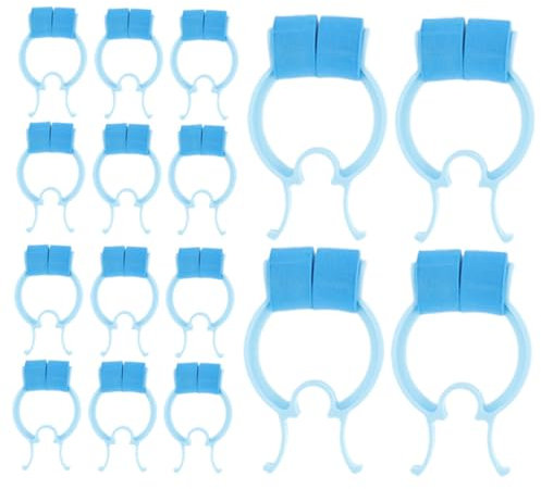 Healeved 16piezas Pinzas Nasales Para Hemorragias Nasales Clip Nariz Tapón Nasal De Fijación Accesorios
