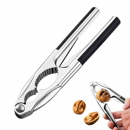 Nutcracker Pecan Cracker Nut Opener Lobster Crackers with Non Slip Grip, 15,5 cm, Metal Nut Cracker Tool for All Sorts of Nuts