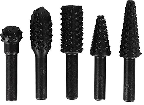 Ensemble de limes à bois, râpe, tête de meulage pour le travail du bois, outil de façonnage rotatif en acier de haute qualité n° 45 pour les amateurs de bricolage, l'artisanat et