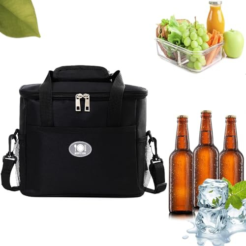 Kapazität 16L Kühltaschen, Tragbare Cooler Bag Thermotasche, Kühltasche Faltbar, verdickt und wasserdicht für Camping, Picknick, Transport von Speisen und Getränken
