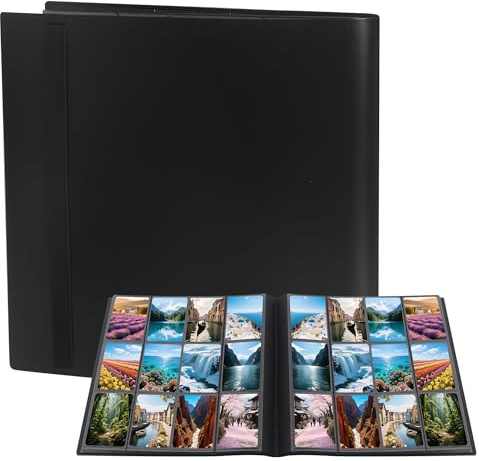 Raccoglitore Carte da Collezione di Giochi, Album Carte Collezionabili, Album Trasparente Impermeabile, per Pokémon, Yu-Gi-Oh, Mtg, Carte da Sport (480 Pockets)