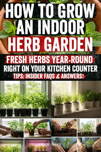 How to Grow an Indoor Herb Garden: Grow Fresh Herbs All Year Indoors Easy Step-by-Step Guide for Beginners to Create a Thriving Kitchen Garden, Save ... Flavor, and Enjoy Healthier Meals at Home