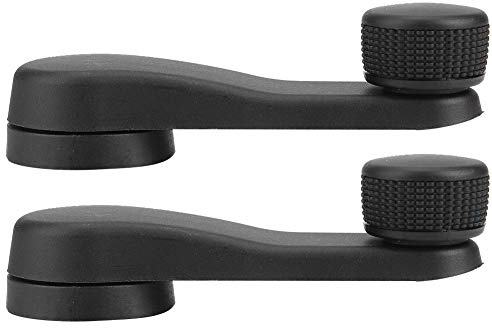 Tomotato 2 Piezas Manivela Elevalunas, Manija Universal para Ventanilla de Coche 1H0837581 Reemplazo de Manija Elevadora Automotriz para MK3 MK4 1997-2010