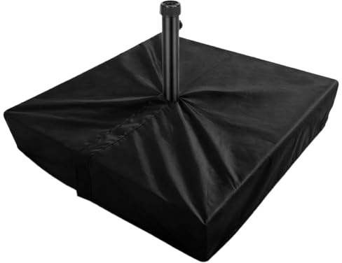 QOXEZY Housse de base de parasol de terrasse, 76,2 x 76,2 x 12,7 cm en tissu Oxford imperméable, pour jardin, terrasse, bord de piscine et plage