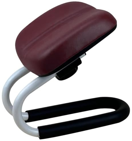 Jorzer Taburete de meditación Silla de Asiento de meditación Silla de oración Banco cómodo Ajustable Rodillador de oración portátil con Almohadilla Antideslizante para Yoga Orar en casa Marrón.