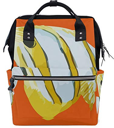 MONTOJ Reisetasche mit Quallen, Canvas, Rot One Size 10