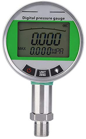 0-1.6MPA Digital Edelstahl , Pneumatische Vakuumkomponenten Druckmessgeräte Hydraulik Manometer Fernübertragung Manometer für Gas Wasser Öl mit M20 * 1,5mm Stecker