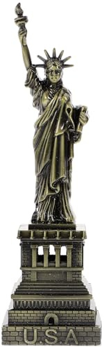 Milisten Freiheitsstatue Statue Skulptur New York City Island Collection Souvenirs Figuren Metall Modelldekoration Bronze 25 cm