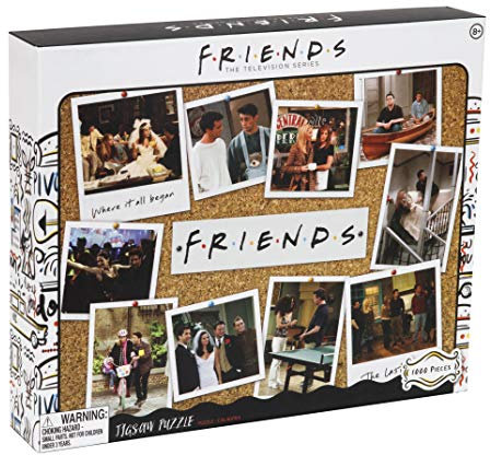 FRIENDS 1000pc Jigsaw Puzzle - Officially Licensed Merchandise, Picture Featuring Iconic Scenes From TV Show, Game Night Gift for Fans | Paladone