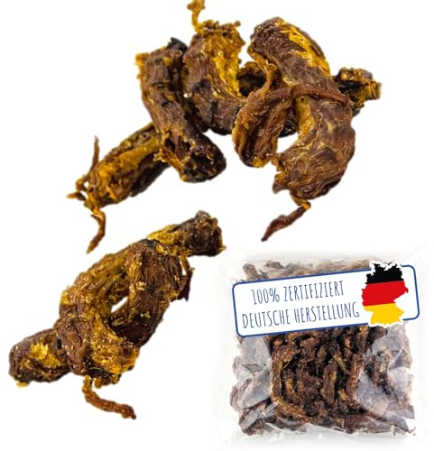 MERVELA Hühnerhälse für Hunde | 1 kg | ohne Zusatzstoffe | 100 % natürliche Hundekauartikel