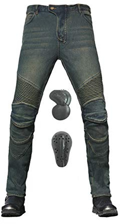 YXYECEIPENO Pantaloni da Moto Imbottiti in Peluche Jeans Impermeabili Invernali Gestisci Facilmente La Pioggia E La Neve Invernali Sia Gli Uomini Che Le Donne Possono Usare