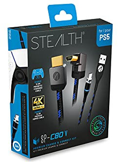Accessories 4 Technology Stealth Premium Connect & Charge Kit for PlayStation 5