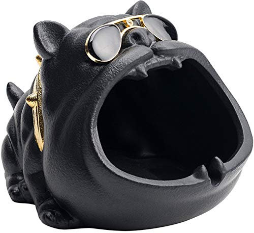 Aschenbecher Lustig, Cartoon Hund Aschenbecher Kleintier Keramik Aschenbecher Zigarettenasche Behälter Tragbare Auto Aschenbecher Wohnzimmer Desktop Dekoration Geschenk für Freund