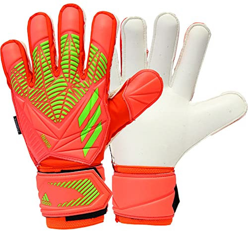 adidas Predator Edge Match Fingersave Torwarthandschuhe, Größe 10