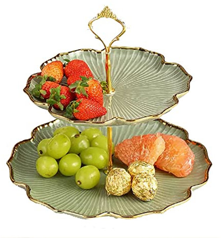 Supporto per Dolci Alzata for torta da dessert, ciotola for frutta Alzata for pasticceria in plastica Alzata for cupcake piccola Vassoio for biscotti Caramelle Piatto di frutta e vassoi Contenitore fo