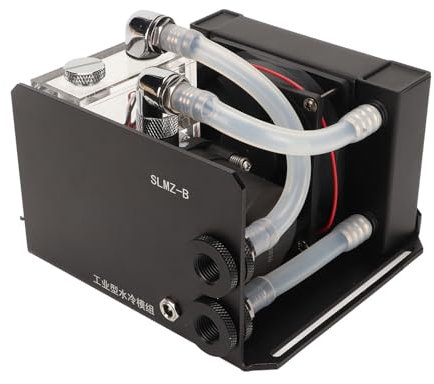 CPU Water Cooler Pump, 600L H PC Water Cooling Integrated Mute, Aluminum Heat Exchanger Liquid Cooling Radiator Heat Sink with Fans for CPU PC Water Cool System