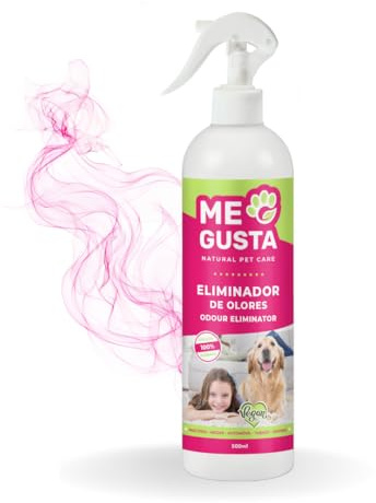 ME GUSTA Spray eliminador de olores | Neutraliza Malos Olores | Fragancia Agradable a Talco | Limpieza e Higiene Duradera | 500ml