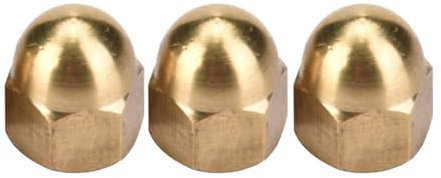 Hochwertiges Messing-Hutmuttern-Sechskantmuttern-Set M3, M12, Nagelneu und Robust, Verhindert den mit Objekten in der Nähe, Ideal für Fahrzeuge und Maschinen, 28 G ~ 121 G (M6
