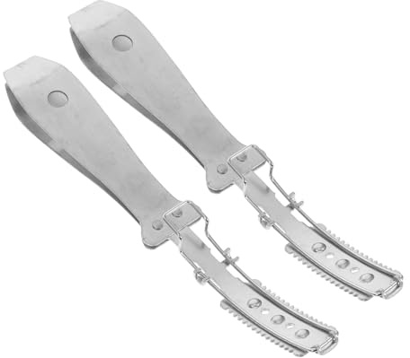 MAJORMENCH 2pcs Stainless Steel Pig Hair Remover Multi Use Animal Hair Shaver for Home Pet Fur
