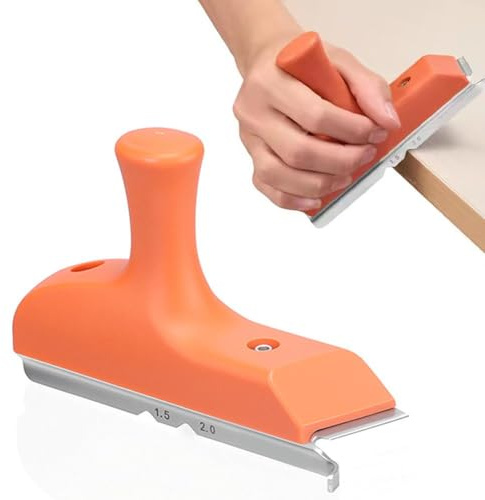 Manual Edge Banding Trimmer,Chamfering Edge Band Trimmer,Adjustable Edge Banding Trimmer,Edge Chamfer Burr Scraper Veneer Edge Cutter Tool,Veneer Edge Trimmer for Woodworking