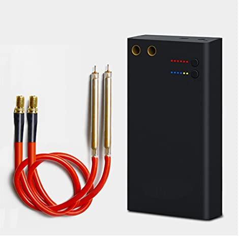 Set de soldadora por puntos, Punto portátil Soldador de mano pequeño DIY Conjunto completo de accesorios 18650 Batería de litio Níquel Hoja de níquel Touch Mini Hogar 12V Para taller al aire libre
