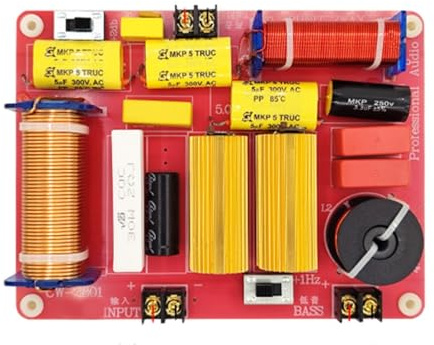 XAGMODSHN Altavoces de sonido HiFi, separadores de frecuencia de agudos/graves de 2 vías para sistemas de sonido HiFi