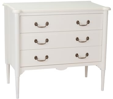Design House Oxford Console Cabinet, Antique White