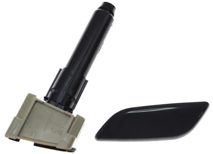 Motenna Framlykta Strålkastare Strålkastare Vattenspraymunstycke Rengöring Jet Cap, Compatible With Mazda, 3 Axela BM 2013-2017 BHT45182X BHT45182Y(LH SET)