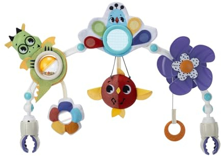 Tiny Love Born To Party Arco Gioco Passeggino con Clip Aggancio Universale, giostrina passeggino neonato, Compatibile con Passeggini, Gioco Educativo per Bambini, Collezione Born To Party