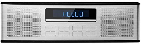 MEDION LIFE P64000 Kompaktanlage, kabellose Musikübertragung via Bluetooth, Wiedergabe vom USB Stick, MP3/CD kompatibel, PLL-Stereo UKW-Radio, 30 Senderspeicher, schwarz